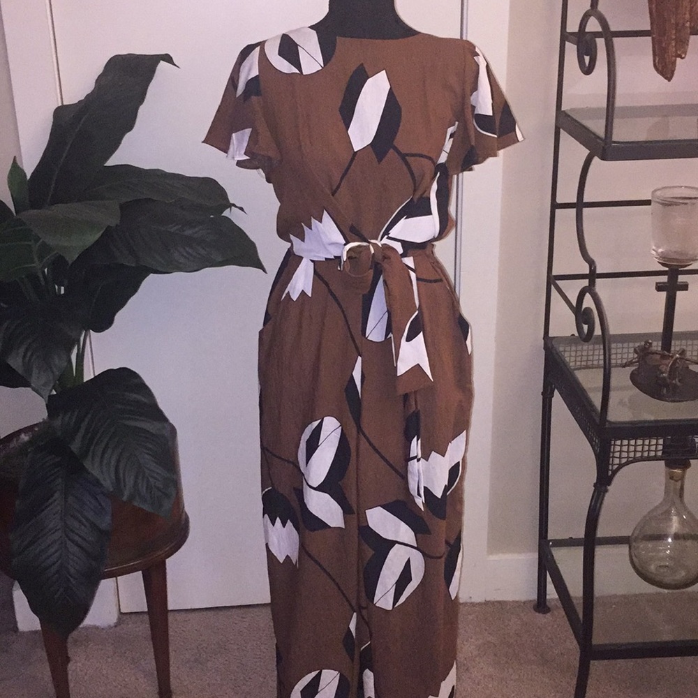 Eva Franco palazzo pant jumpsuit Size 4